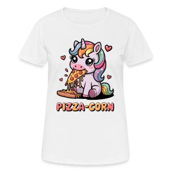 Pizza-Corn - Women's Breathable T-Shirt - white - Front - AI Model Female 172 dark (172cm)
