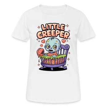 Kleiner Kriecher - Frauen T-Shirt atmungsaktiv - Weiß - Vorne - AI Model Female 172 dark (172cm)