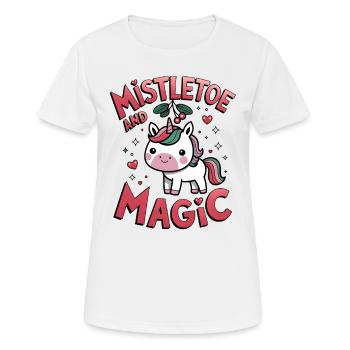 Mistletoe And Magic - Women's Breathable T-Shirt - white - Front - AI Model Female 172 dark (172cm)