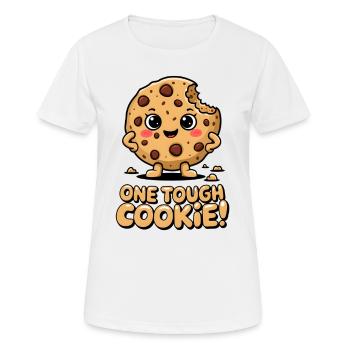 Un biscuit coriace ! - T-shirt respirant Femme - blanc - Devant - AI Model Female 172 dark (172cm)