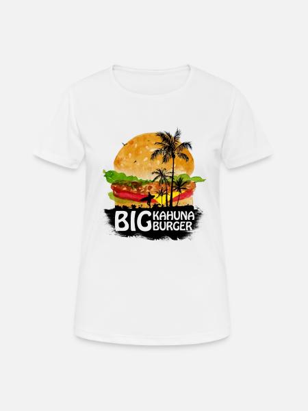 BIG KAHUNA - Women's Breathable T-Shirt - white