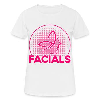 Kosmetiker Maskenbildner Kosmetik Geschenk - Frauen T-Shirt atmungsaktiv - Weiß - Vorne - AI Model Female 172 dark (172cm)