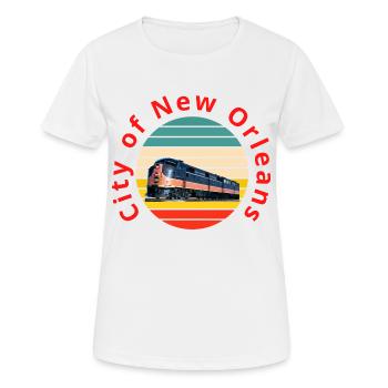 City of New Orleans - Frauen T-Shirt atmungsaktiv - Weiß - Vorne - AI Model Female 172 dark (172cm)