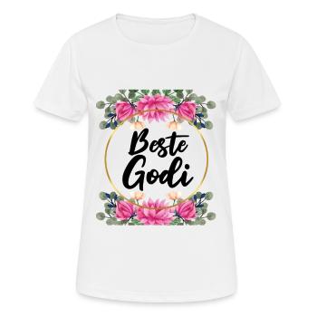Beste Godi Patentante Österreich Taufgodi Taufpati - Frauen T-Shirt atmungsaktiv - Weiß - Vorne - AI Model Female 172 dark (172cm)