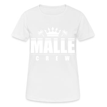 Malle Crew - Women's Breathable T-Shirt - white - Front - AI Model Female 172 dark (172cm)