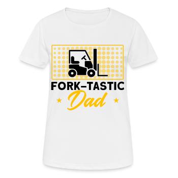 Forklift Driver Forklift Father Gift - Women's Breathable T-Shirt - white - Front - AI Model Female 172 dark (172cm)