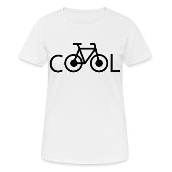 Cooles Fahrrad Cool Bicycle cool Bike - T-shirt respirant Femme - blanc - Devant - AI Model Female 172 dark (172cm)