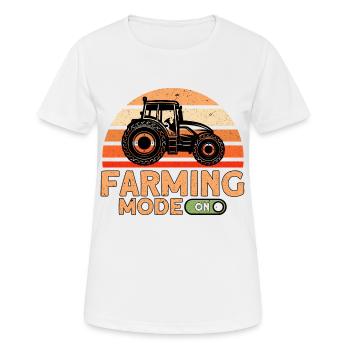 Viehzüchter Bauernhof Landwirtschaft Geschenk - Frauen T-Shirt atmungsaktiv - Weiß - Vorne - AI Model Female 172 dark (172cm)