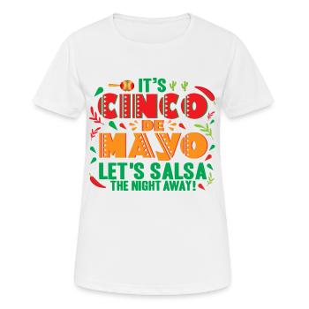 Cinco De Mayo 5 De Mayo Viva Mexico Geschenk - Frauen T-Shirt atmungsaktiv - Weiß - Vorne - AI Model Female 172 dark (172cm)