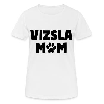 VIZSLA MOM Magyar Vizsla dog owner - Women's Breathable T-Shirt - white - Front - AI Model Female 172 dark (172cm)