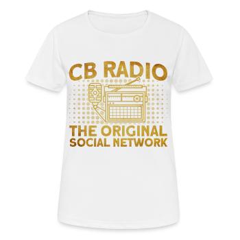 Morse code broadcast amateur radio amateurs Gesch - Women's Breathable T-Shirt - white - Front - AI Model Female 172 dark (172cm)