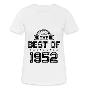 1952 best of - Frauen T-Shirt atmungsaktiv - Weiß - Vorne - AI Model Female 172 dark (172cm)