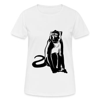 Monkey Monkey Animal - Women's Breathable T-Shirt - white - Front - AI Model Female 172 dark (172cm)