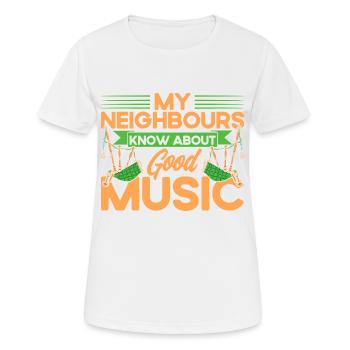 Bagpipes Bagpipes Bagpipes Gift - Women's Breathable T-Shirt - white - Front - AI Model Female 172 dark (172cm)