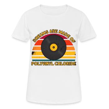 Vinyl Record Record Collection Gift - Women's Breathable T-Shirt - white - Front - AI Model Female 172 dark (172cm)