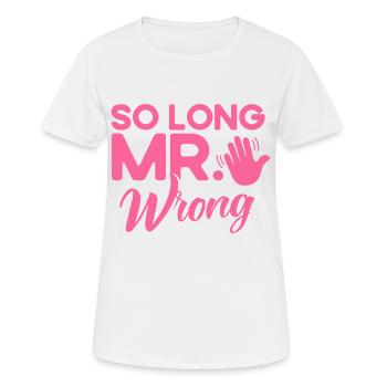 Ex Partner Scheidung Auflösung der Ehe Geschenk - Frauen T-Shirt atmungsaktiv - Weiß - Vorne - AI Model Female 172 dark (172cm)