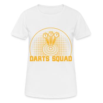 Dartboard Darts Darts Player Gift - Women's Breathable T-Shirt - white - Front - AI Model Female 172 dark (172cm)