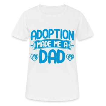 Adoption Adoptiveltern Pflegeeltern Geschenk - Frauen T-Shirt atmungsaktiv - Weiß - Vorne - AI Model Female 172 dark (172cm)