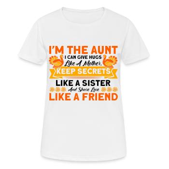 Tanten Tante Schwester Tanten Familie Geschenk - Frauen T-Shirt atmungsaktiv - Weiß - Vorne - AI Model Female 172 dark (172cm)