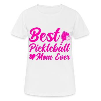 Pickleball Pickleball Play Paddleball Gift - Women's Breathable T-Shirt - white - Front - AI Model Female 172 dark (172cm)