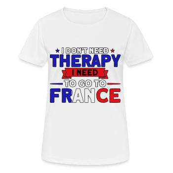 French Flag French Roots Gift - Women's Breathable T-Shirt - white - Front - AI Model Female 172 dark (172cm)