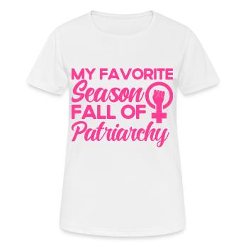 Droits des femmes Égalité des droits - T-shirt respirant Femme - blanc - Devant - AI Model Female 172 dark (172cm)