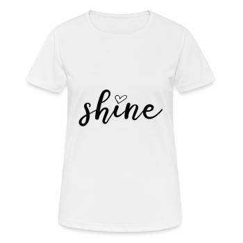 Shine # # # Seem summer Geschekidee - Women's Breathable T-Shirt - white - Front - AI Model Female 172 dark (172cm)
