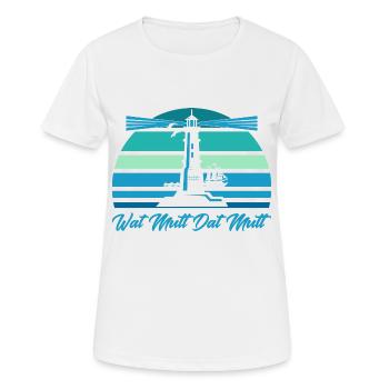 Norddeutsch Norden Nordsee Zitate Heimat Geschenk - Frauen T-Shirt atmungsaktiv - Weiß - Vorne - AI Model Female 172 dark (172cm)