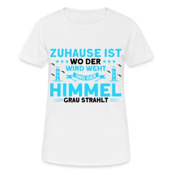 Norddeutsch Norden Nordsee Zitate Heimat Geschenk - Frauen T-Shirt atmungsaktiv - Weiß - Vorne - AI Model Female 172 dark (172cm)