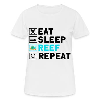 Aquarist Fish Keeper Hobby Aquarium Fish Keeper - T-shirt respirant Femme - blanc - Devant - AI Model Female 172 dark (172cm)