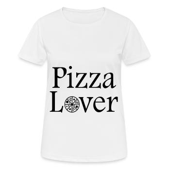 Pizza lover - Women's Breathable T-Shirt - white - Front - AI Model Female 172 dark (172cm)