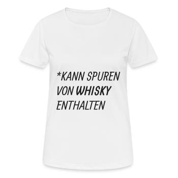 Whisky Proverbe - T-shirt respirant Femme - blanc - Devant - AI Model Female 172 dark (172cm)