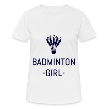 badminton - T-shirt respirant Femme - blanc - Devant - AI Model Female 172 dark (172cm)