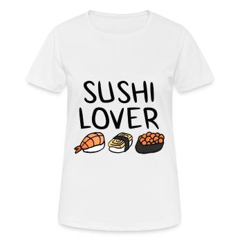 Sushi - T-shirt respirant Femme - blanc - Devant - AI Model Female 172 dark (172cm)