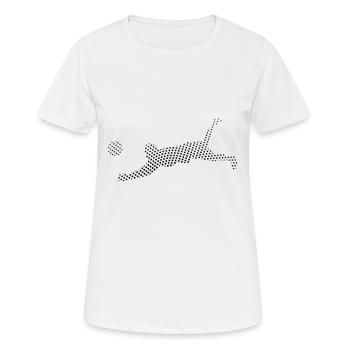 Volleyball volleyball players - Women's Breathable T-Shirt - white - Front - AI Model Female 172 dark (172cm)