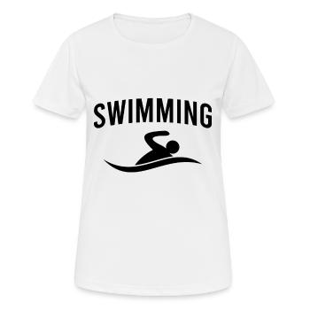 Nager - T-shirt respirant Femme - blanc - Devant - AI Model Female 172 dark (172cm)