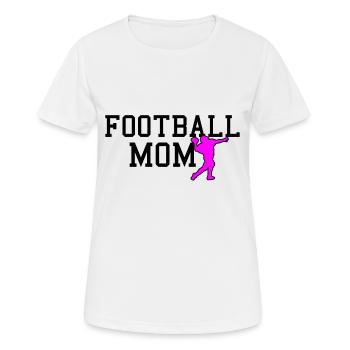 football mom - Frauen T-Shirt atmungsaktiv - Weiß - Vorne - AI Model Female 172 dark (172cm)