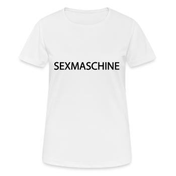 Mallorca Sexmaschine Schriftzug - Frauen T-Shirt atmungsaktiv - Weiß - Vorne - AI Model Female 172 dark (172cm)