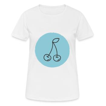 Cerise - T-shirt respirant Femme - blanc - Devant - AI Model Female 172 dark (172cm)