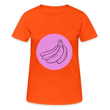 Banana - Women's Breathable T-Shirt - neon orange - Front - AI Model Female 172 dark (172cm)