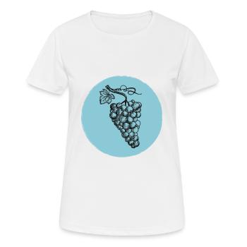 Grape - Women's Breathable T-Shirt - white - Front - AI Model Female 172 dark (172cm)