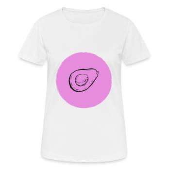 Avocado - Frauen T-Shirt atmungsaktiv - Weiß - Vorne - AI Model Female 172 dark (172cm)