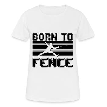 Escrime - T-shirt respirant Femme - blanc - Devant - AI Model Female 172 dark (172cm)