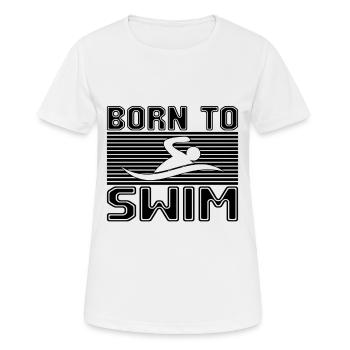Nager - T-shirt respirant Femme - blanc - Devant - AI Model Female 172 dark (172cm)