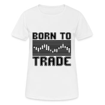 Commerce - T-shirt respirant Femme - blanc - Devant - AI Model Female 172 dark (172cm)