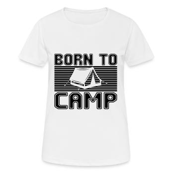 Camp - Women's Breathable T-Shirt - white - Front - AI Model Female 172 dark (172cm)