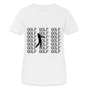 Golfe - T-shirt respirant Femme - blanc - Devant - AI Model Female 172 dark (172cm)