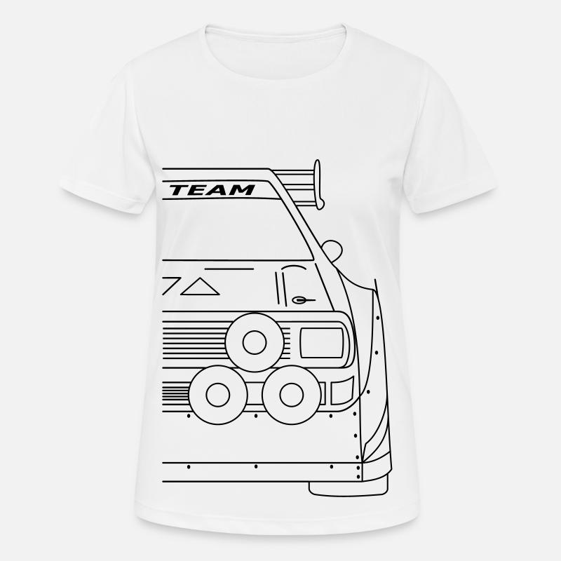 Rally S1 E2 Sport Quattro Front - Women's Breathable T-Shirt - white