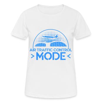 Contrôle de la circulation aérienne Contrôleur de la circulation aérienne Cadeau de l’aéroport - T-shirt respirant Femme - blanc - Devant - AI Model Female 172 dark (172cm)