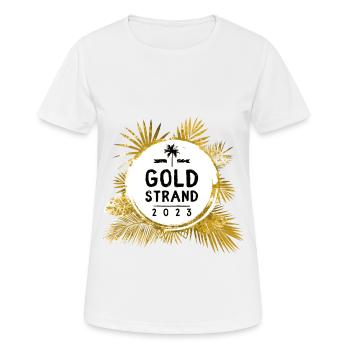 Sables dorés 2023 coloré - T-shirt respirant Femme - blanc - Devant - AI Model Female 172 dark (172cm)